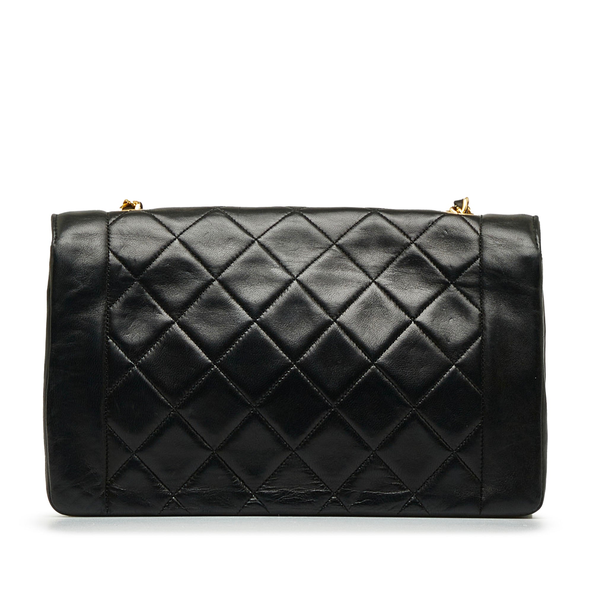 CHANEL Medium Lambskin Diana Flap Crossbody Bag
