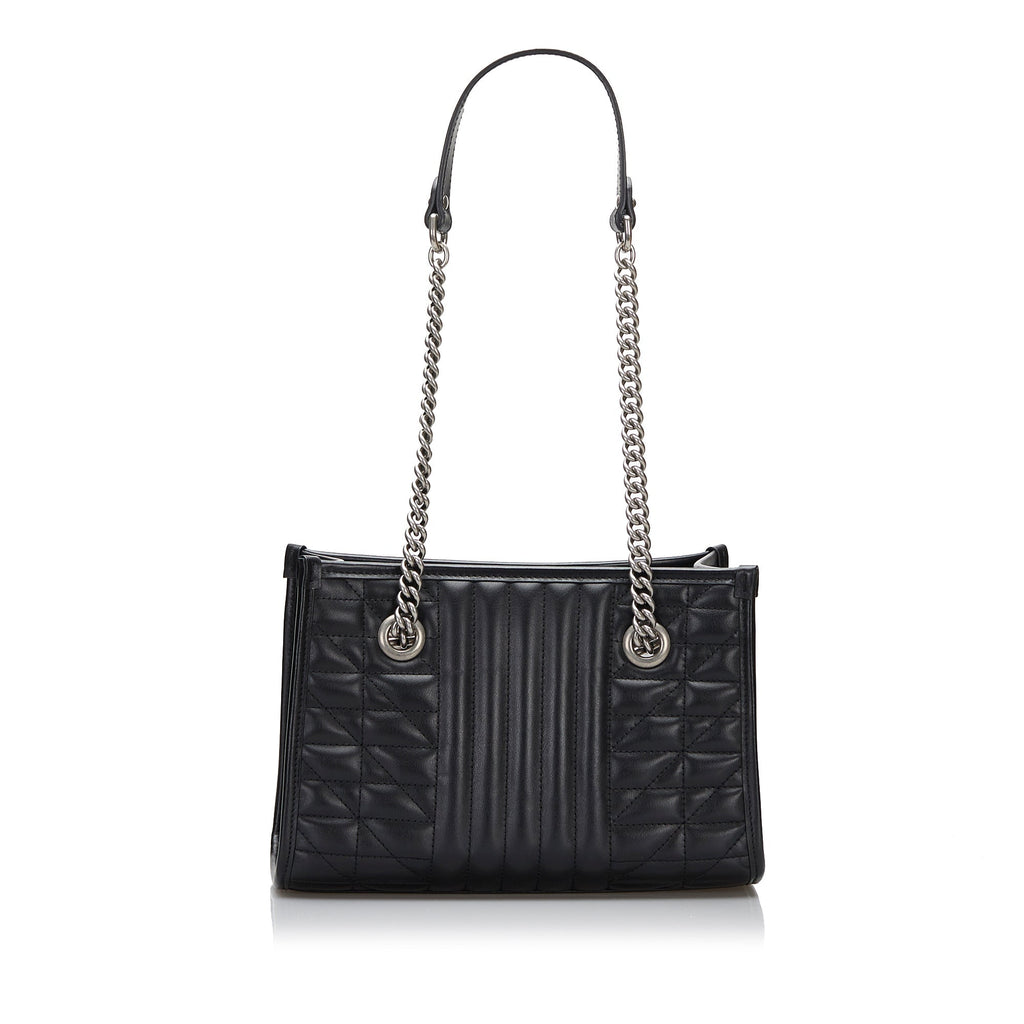 Gucci GG Marmont Tote Bag Black Matelassé