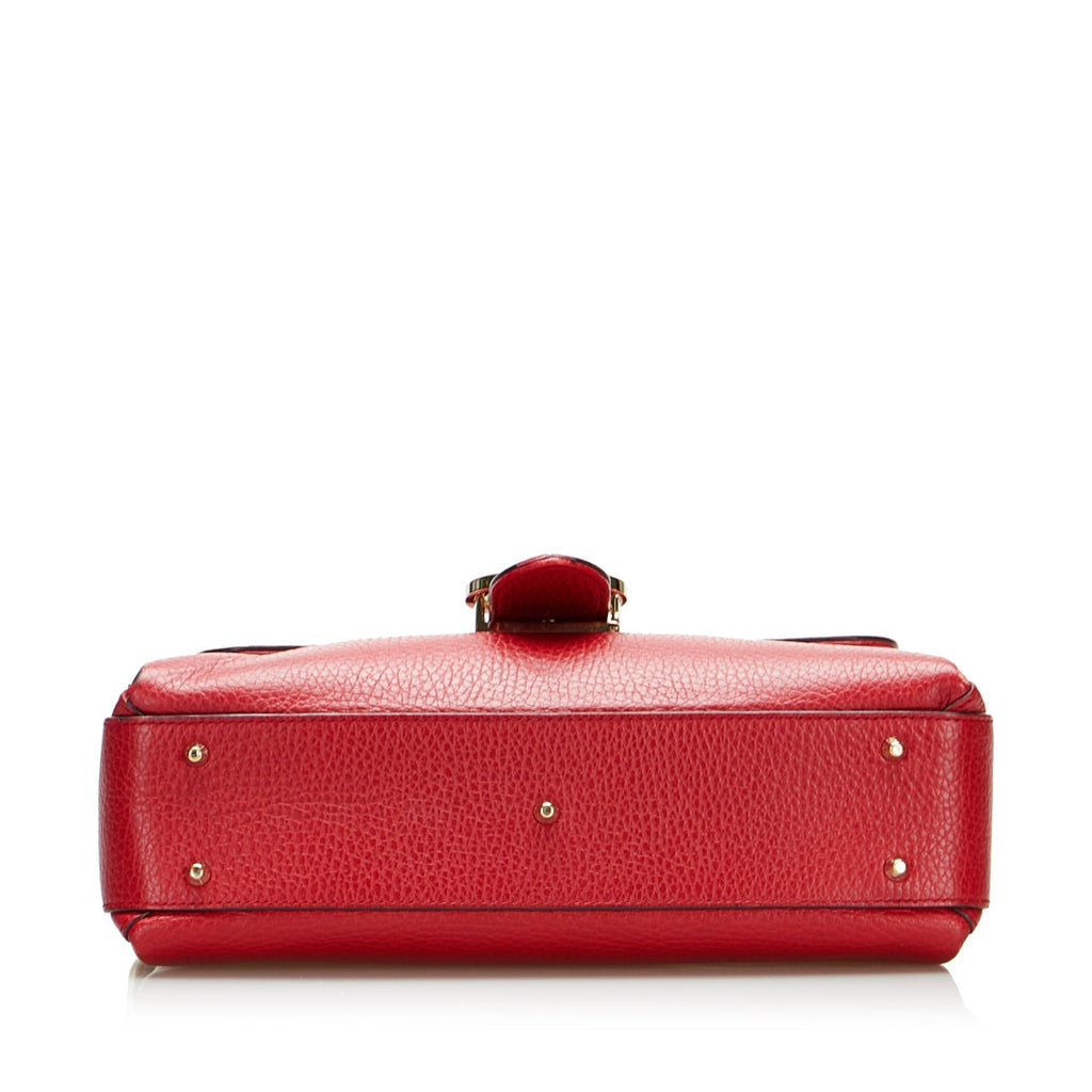 Gucci Interlocking G Red Calfskin