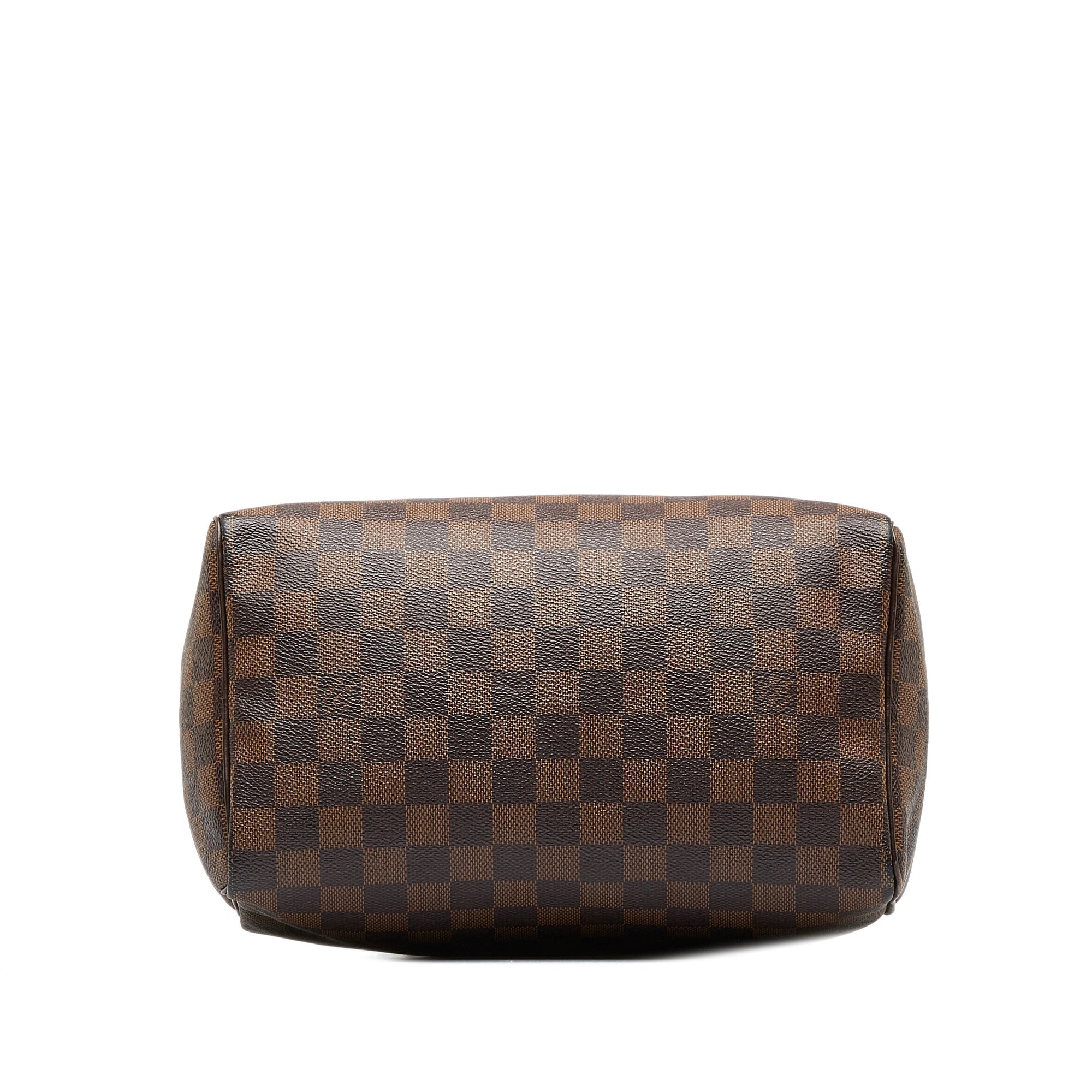 LOUIS VUITTON Damier Ebene Speedy 25 Boston Bag