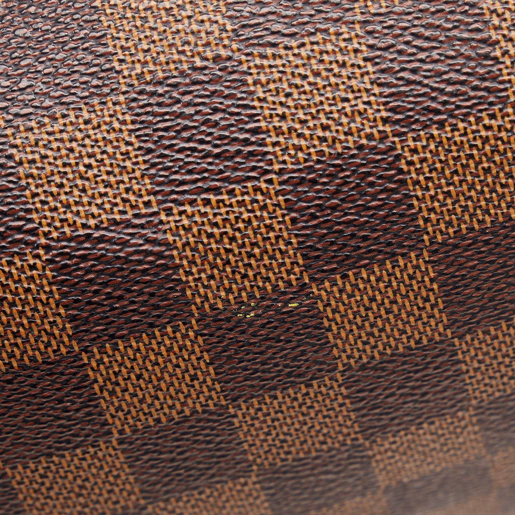 LOUIS VUITTON Damier Ebene Speedy 25 Boston Bag