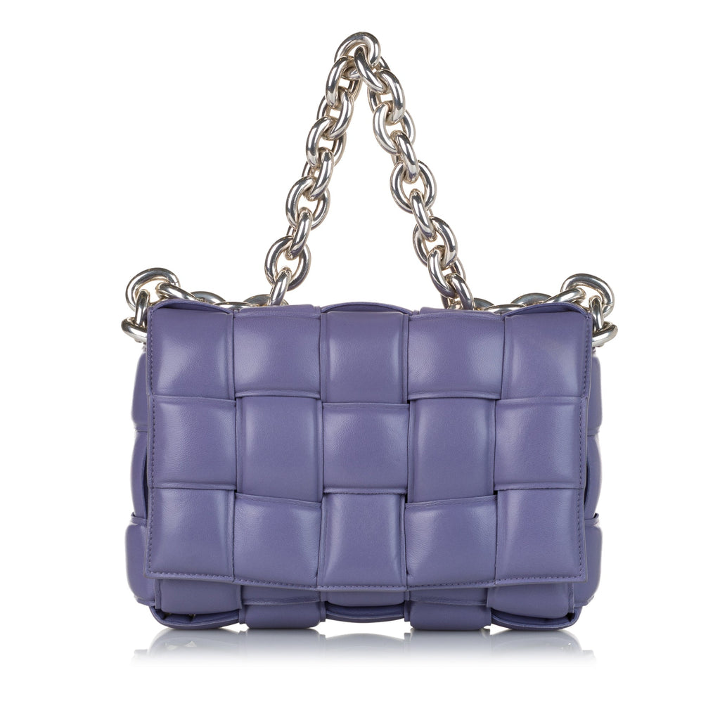 Bottega Veneta Padded Chain Cassette Purple