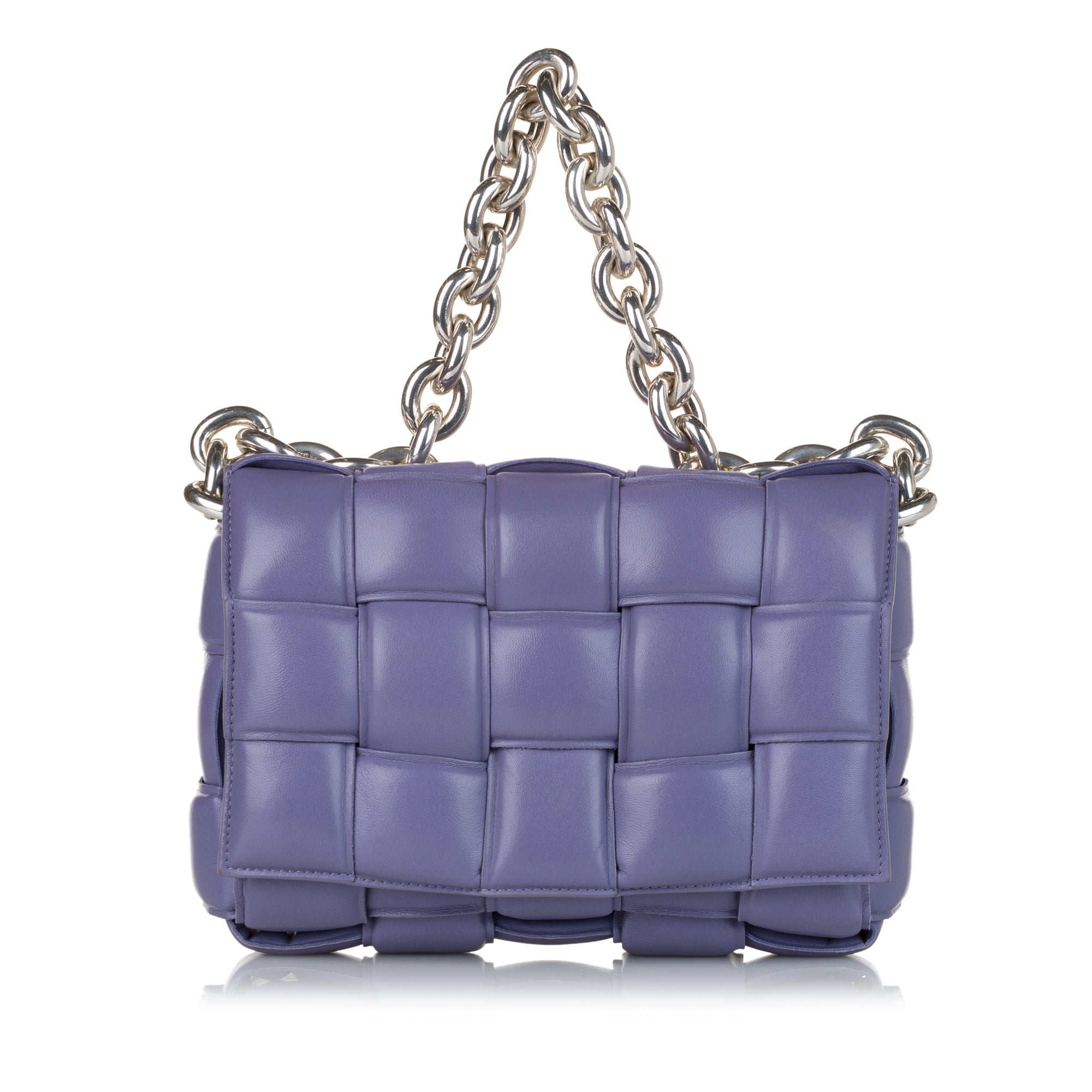 Bottega Veneta Padded Chain Cassette Purple