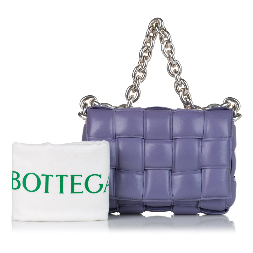 Bottega Veneta Padded Chain Cassette Purple