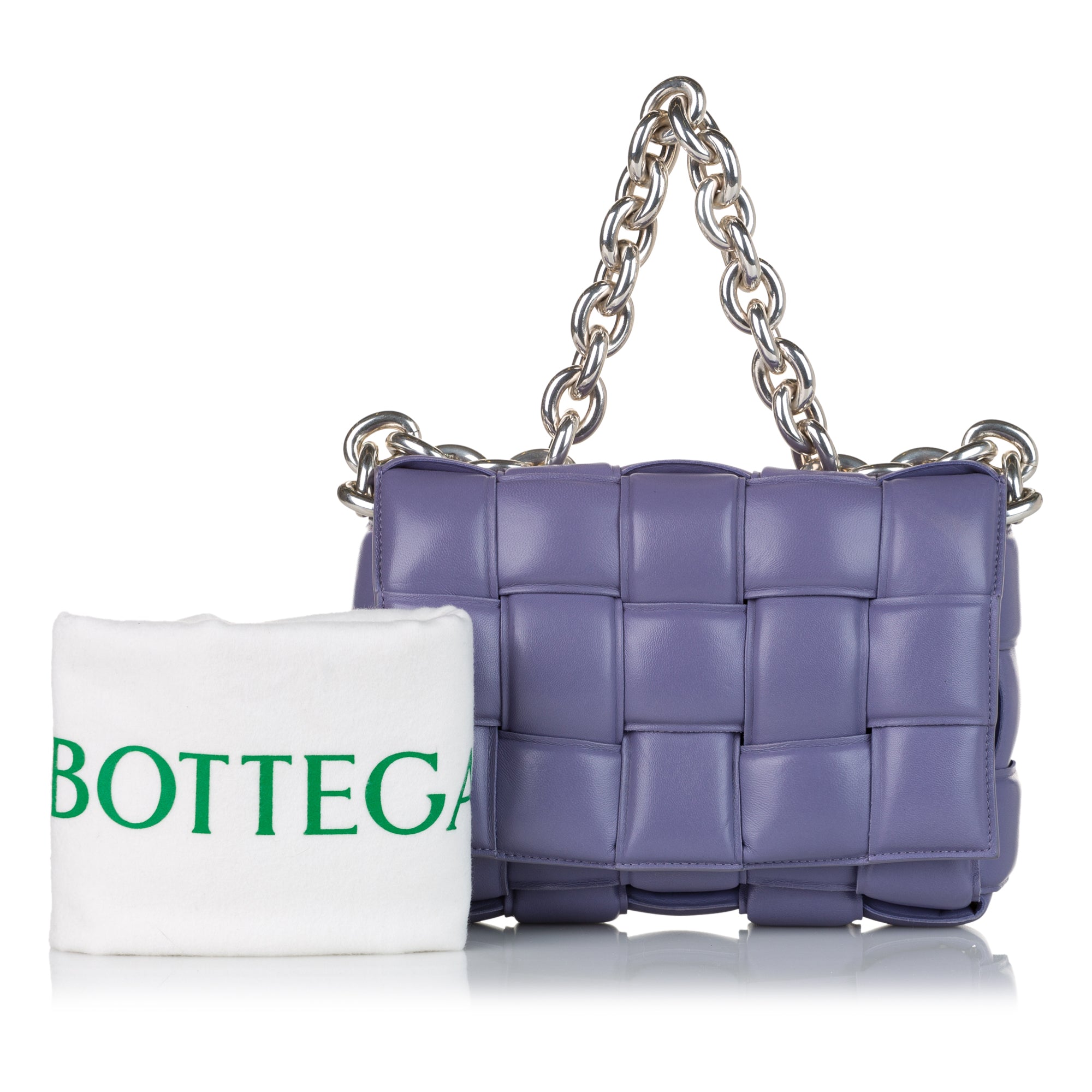 Bottega Veneta Padded Chain Cassette Purple