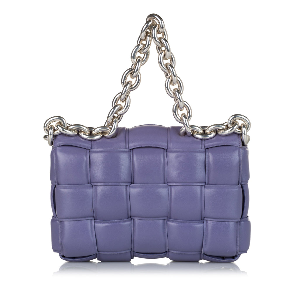 Bottega Veneta Padded Chain Cassette Purple
