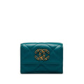 CHANEL 19 Trifold Flap Compact Wallet Small Wallets