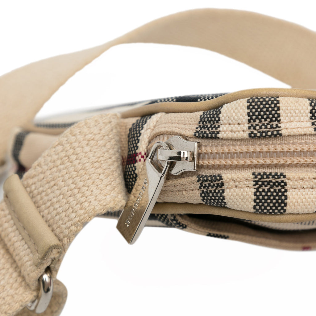 Burberry Crossbody Bag Brown Candy Check Canvas