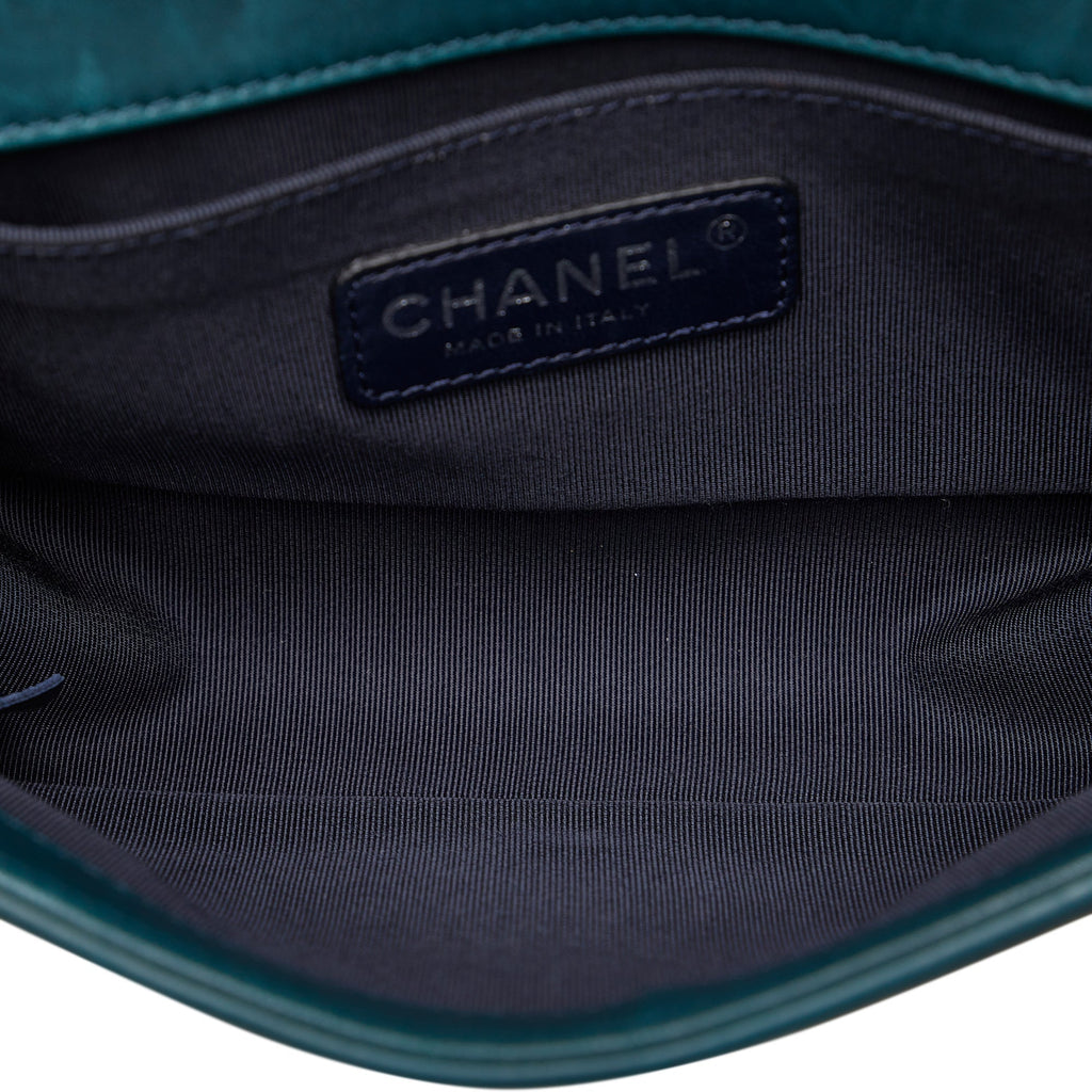 CHANEL Small Tweed and Velvet Boy Bag