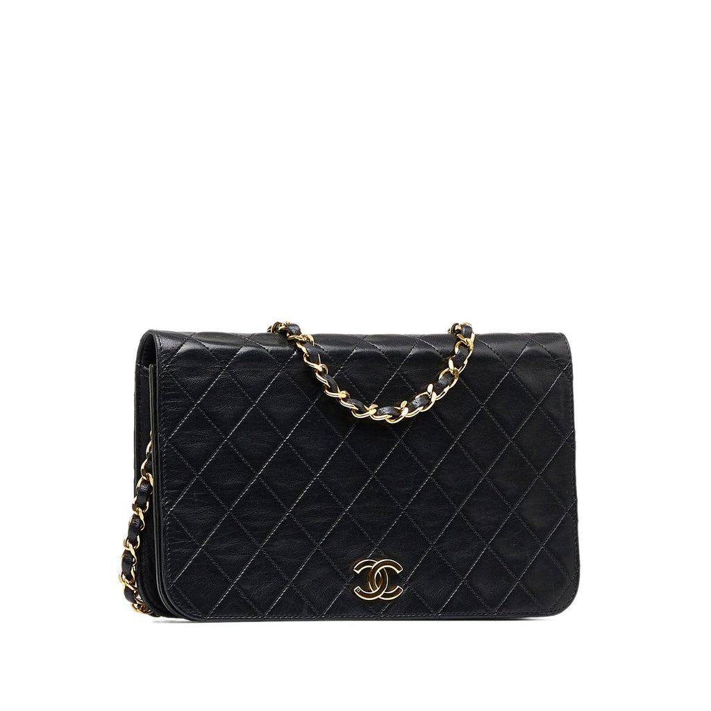 CHANEL Small CC Quilted Full Flap Shoulder Bag