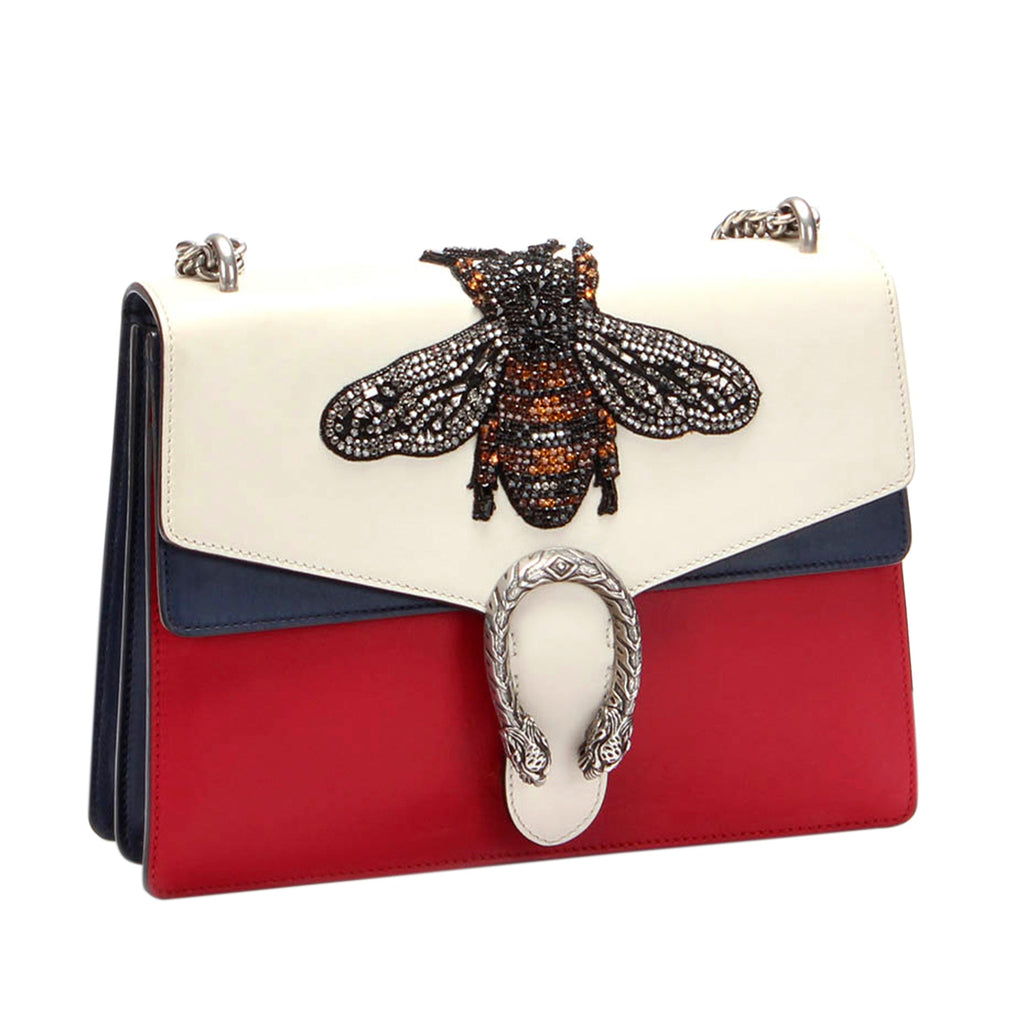 Gucci Dionysus Shoulder Bag Medium Multicolor Embellished Leather