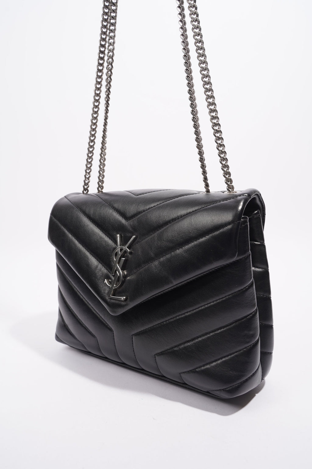 Saint Laurent Lou Lou Bag Black Leather Small