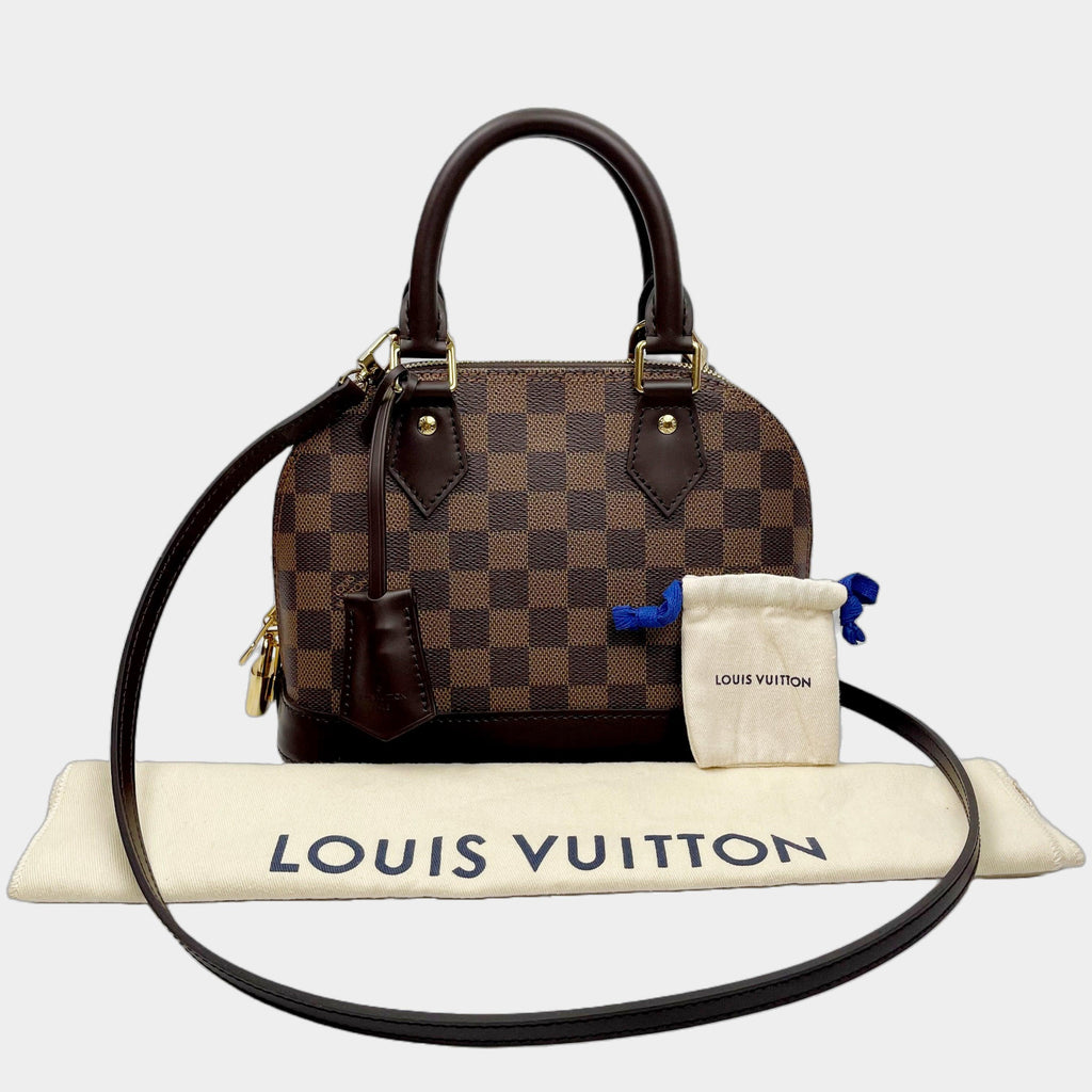 LOUIS VUITTON Damier Alma BB w/Adjustable Strap