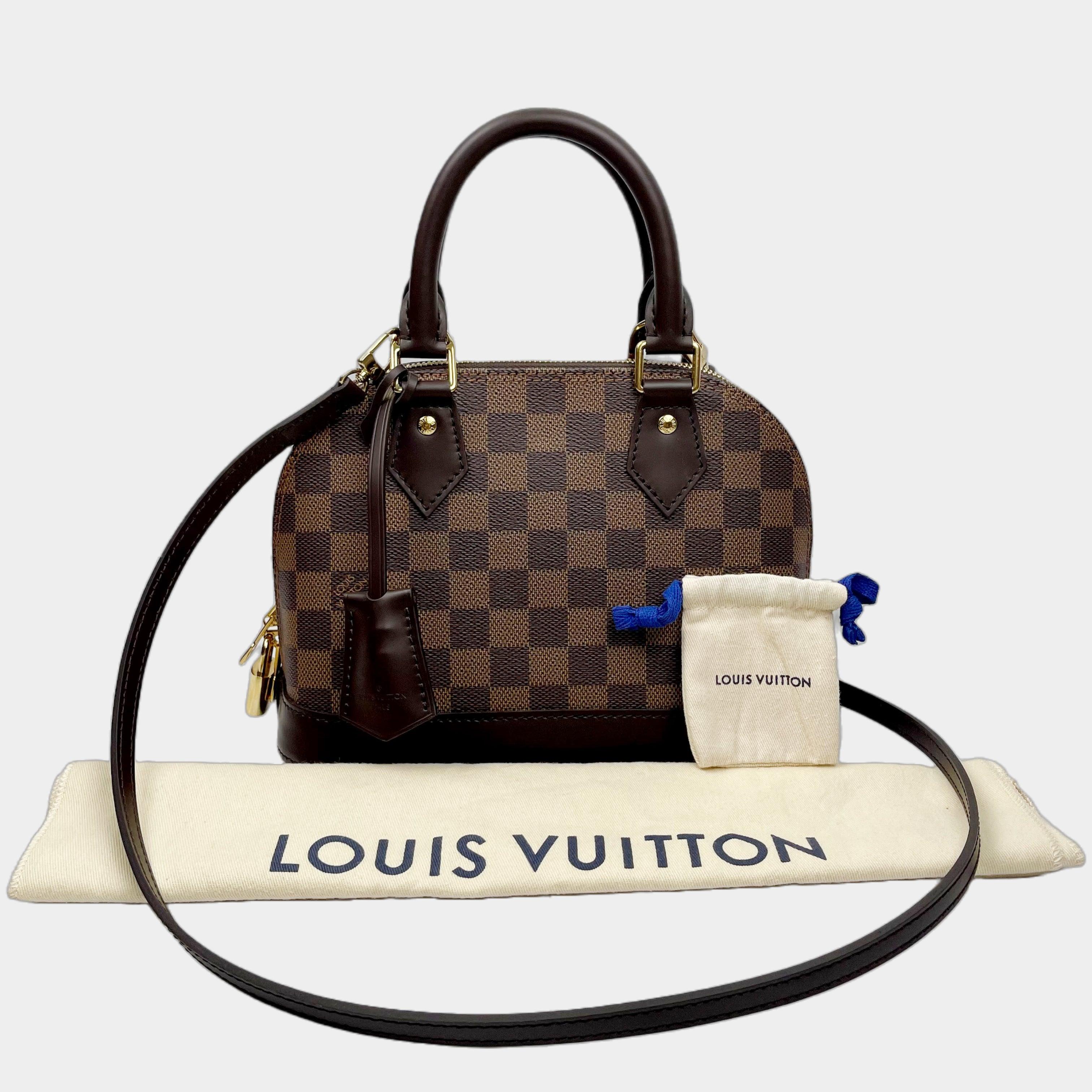 LOUIS VUITTON Damier Alma BB w/Adjustable Strap