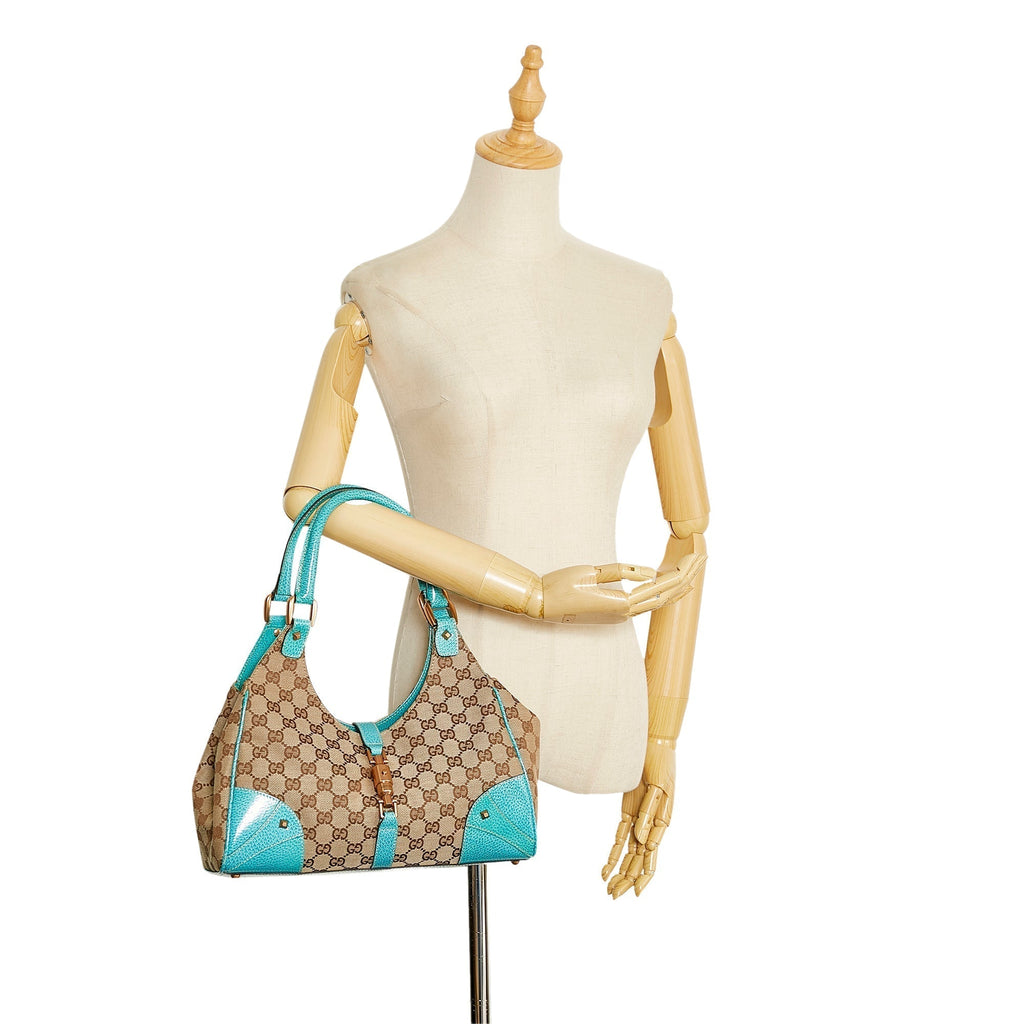 Gucci Nailhead Jackie Brown GG Canvas