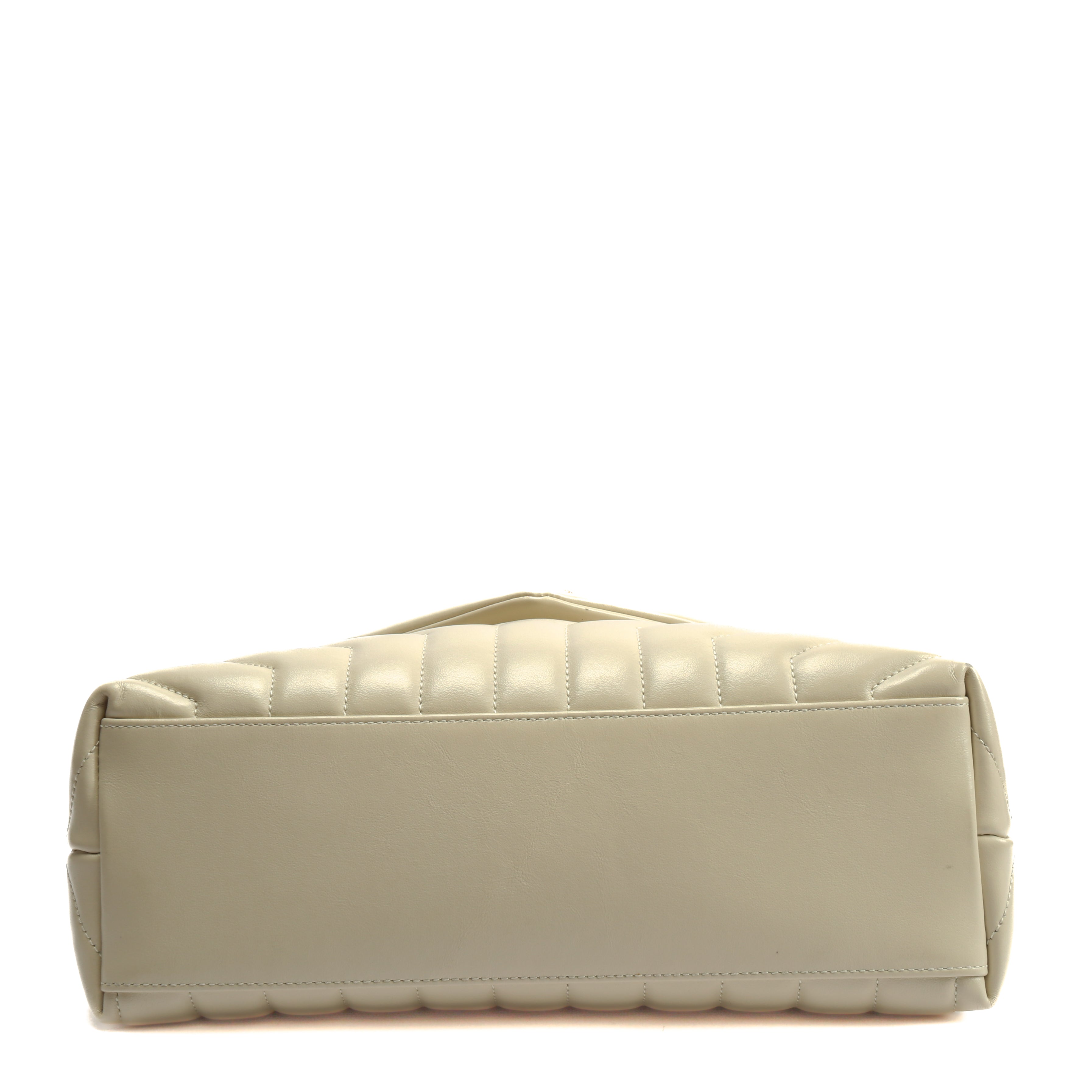 SAINT LAURENT Lou Lou Medium Flap Off White