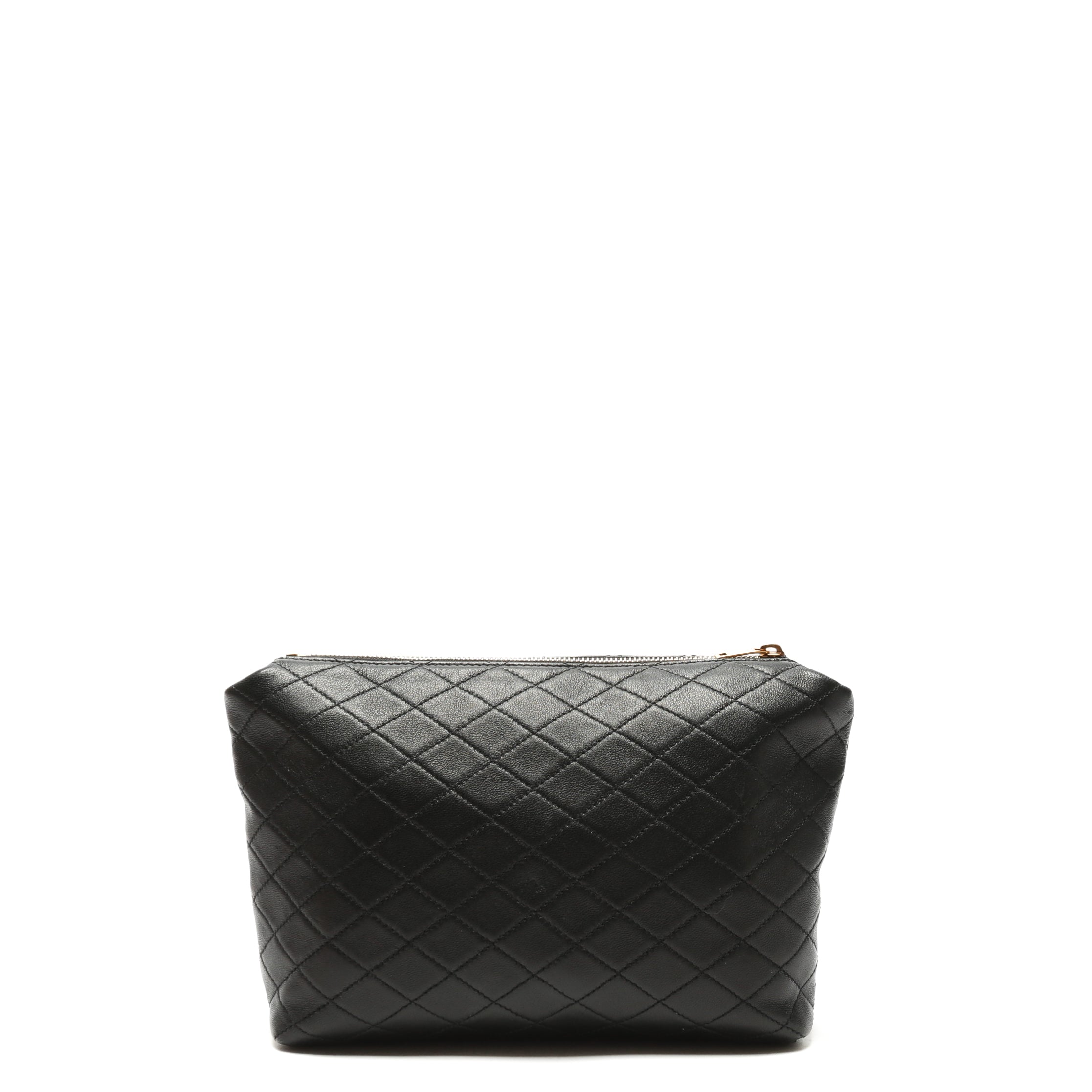SAINT LAURENT Gaby Quilted Leather Black Pouch