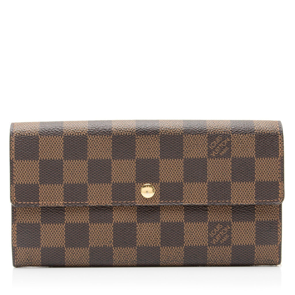 Louis Vuitton Damier Ebene Sarah Wallet