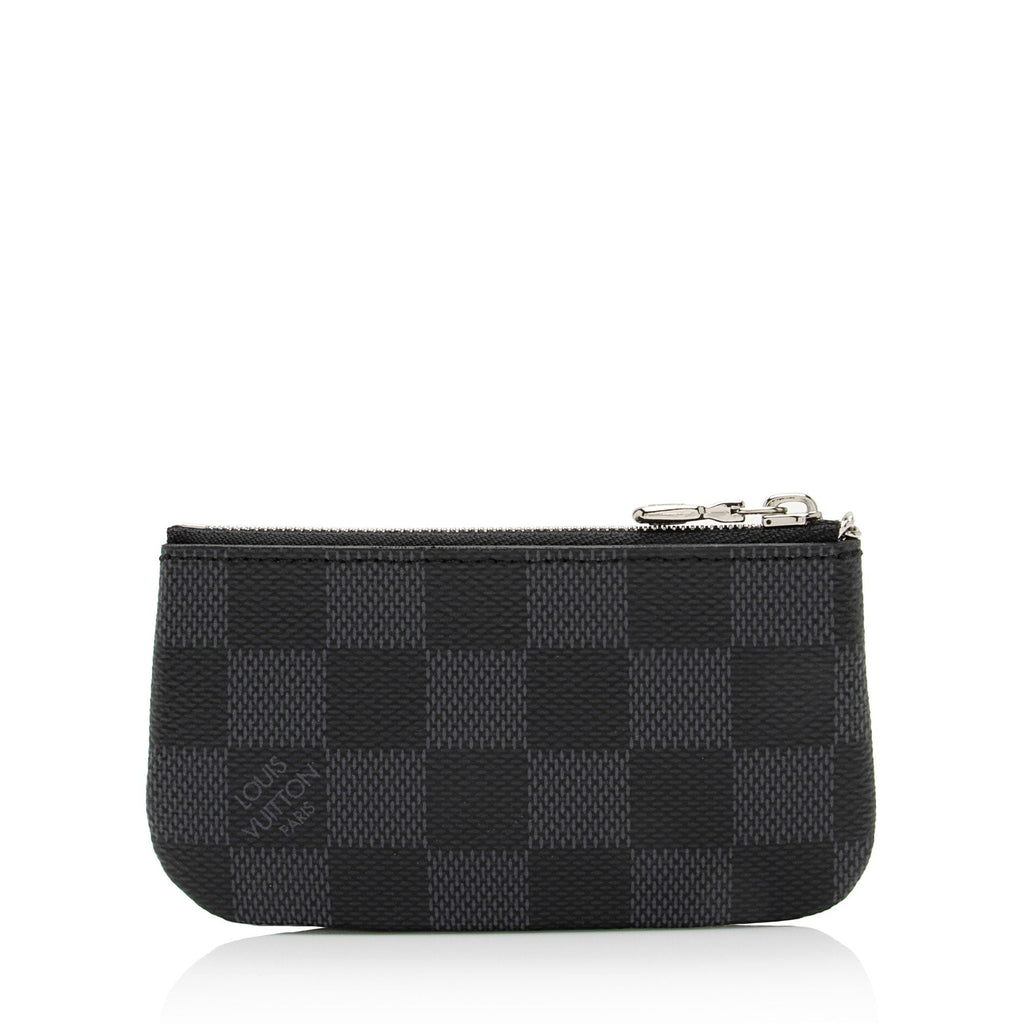 Louis Vuitton Damier Graphite Key Pouch (SHF-JZ5bLf)