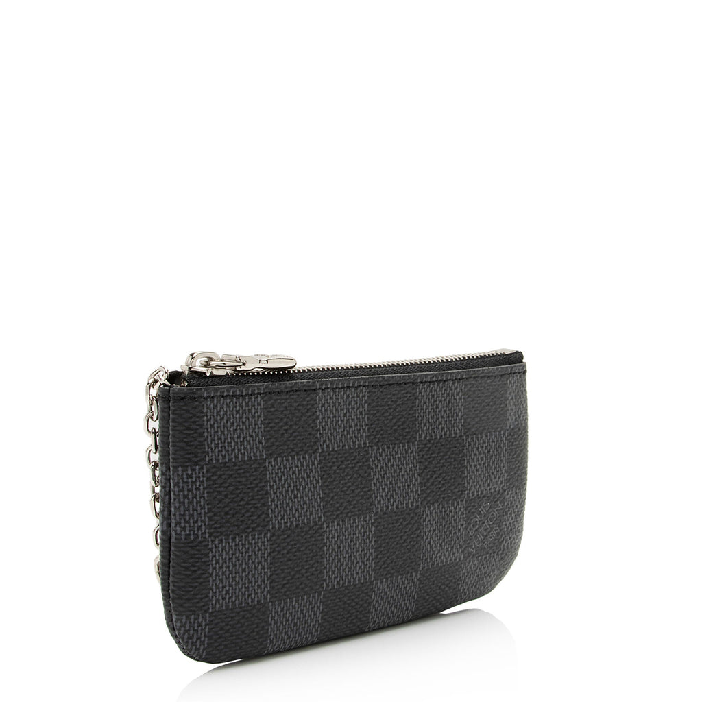 Louis Vuitton Damier Graphite Key Pouch (SHF-JZ5bLf)