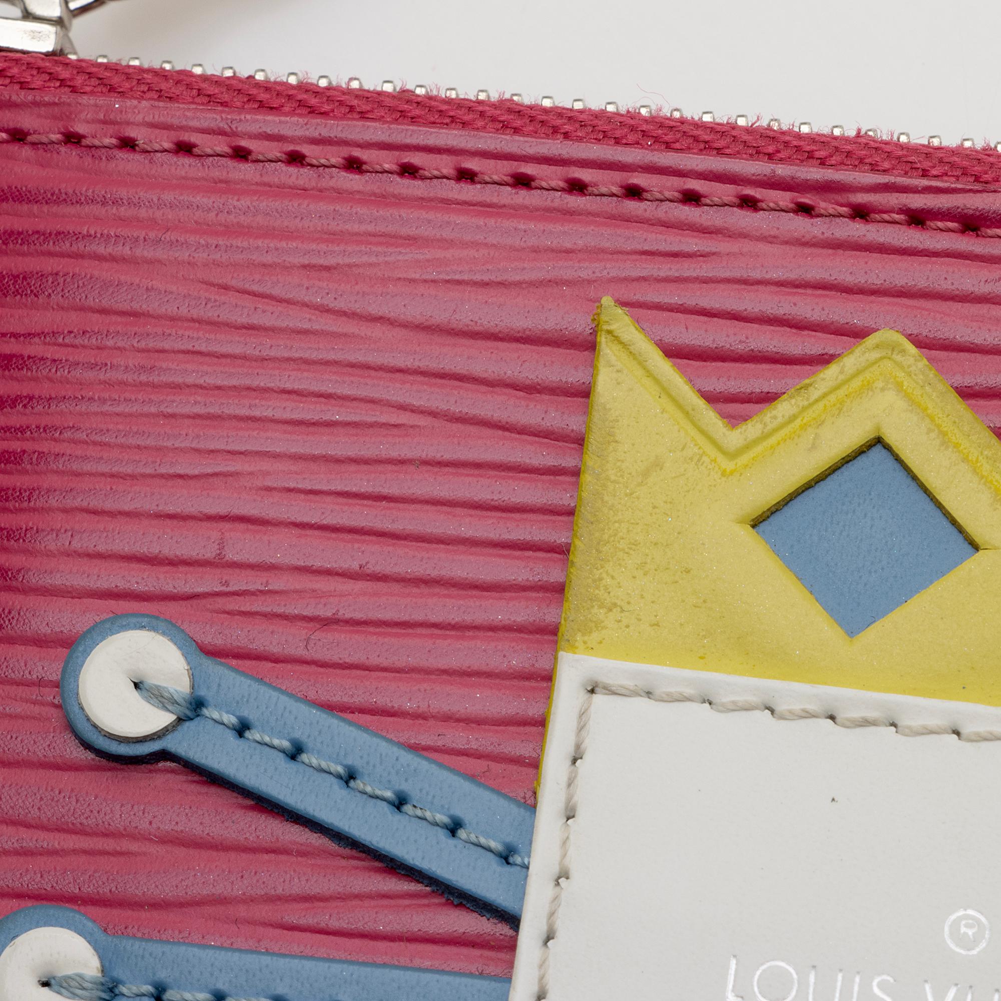 Louis Vuitton Epi Leather Tribal Mask Key Pouch (SHF-22926)