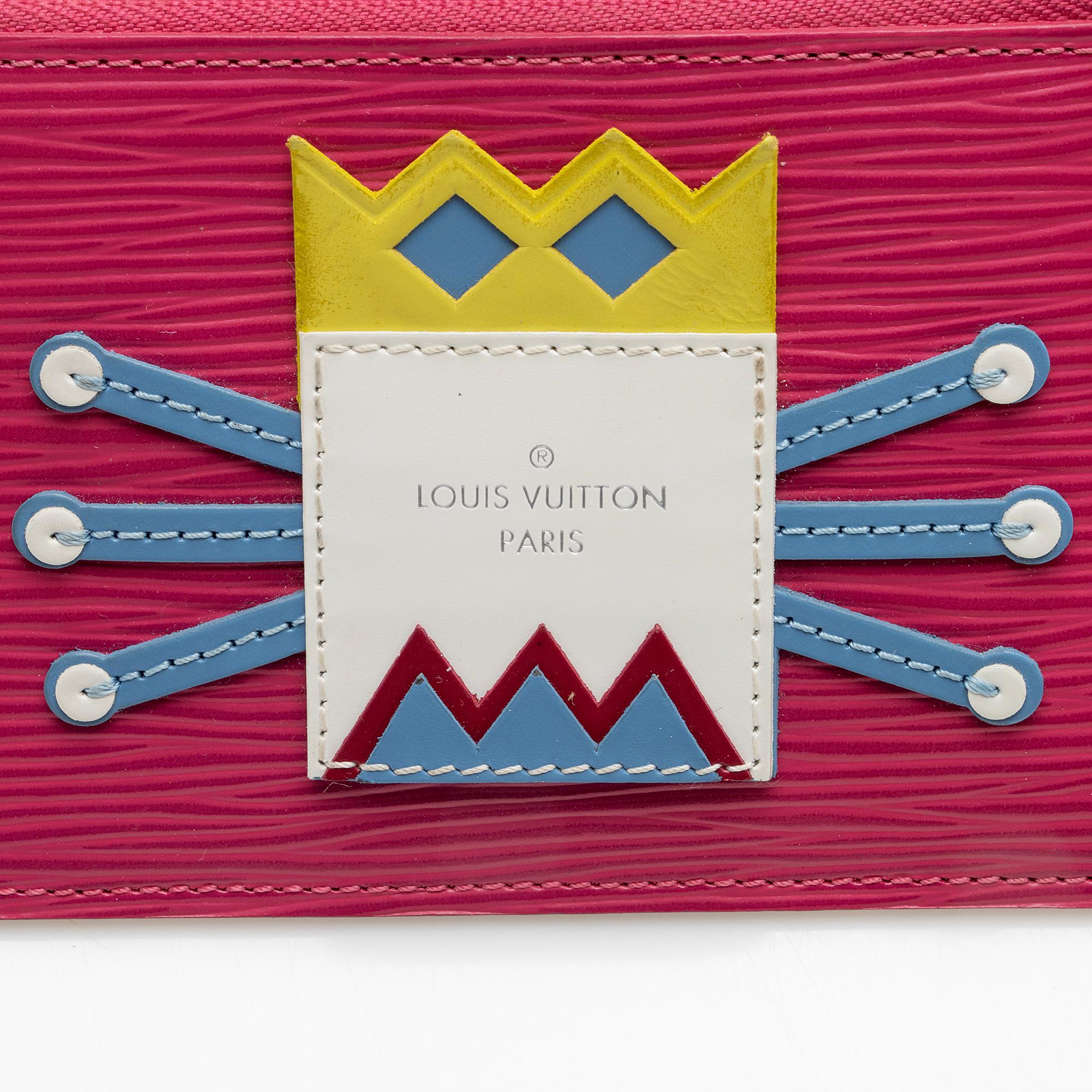 Louis Vuitton Epi Leather Tribal Mask Key Pouch (SHF-22926)