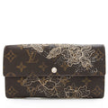 Louis Vuitton Limited Edition Monogram Canvas Dentelle Sarah Wallet (SHF-23597)
