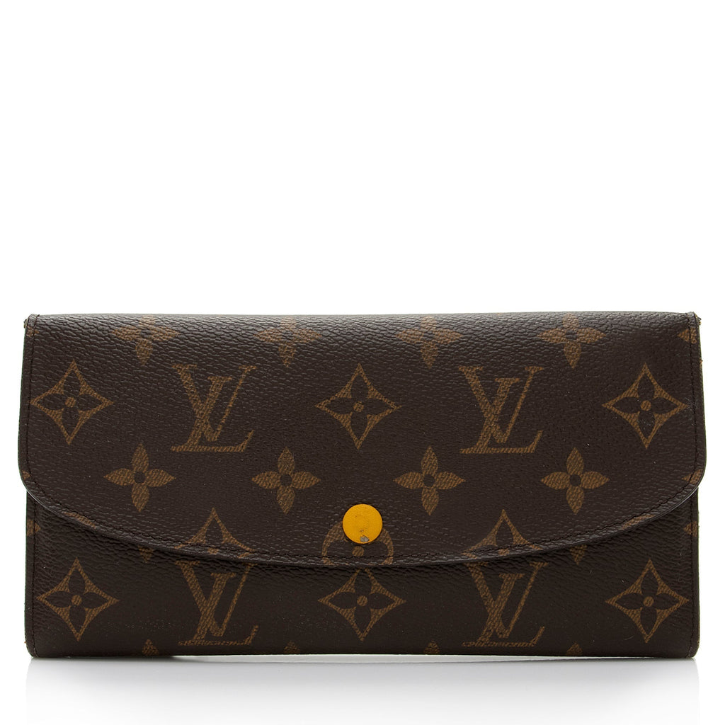 Louis Vuitton Monogram Canvas Emilie Wallet (SHF-I46Tox)