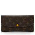 Louis Vuitton Monogram Canvas Emilie Wallet (SHF-I46Tox)