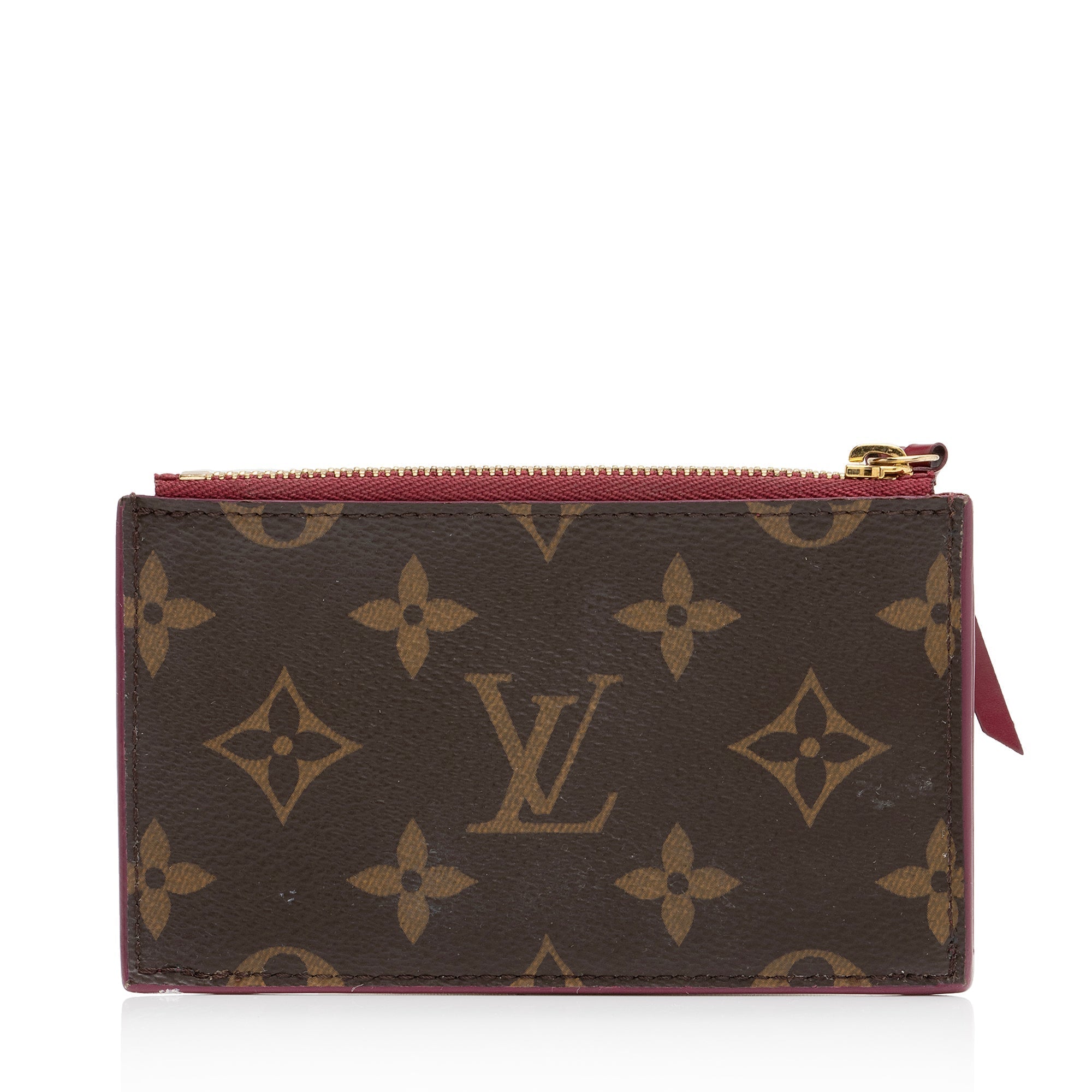 Louis Vuitton Monogram Canvas Zipped Card Holder (SHF-KsBhGI)