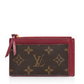 Louis Vuitton Monogram Canvas Zipped Card Holder (SHF-KsBhGI)