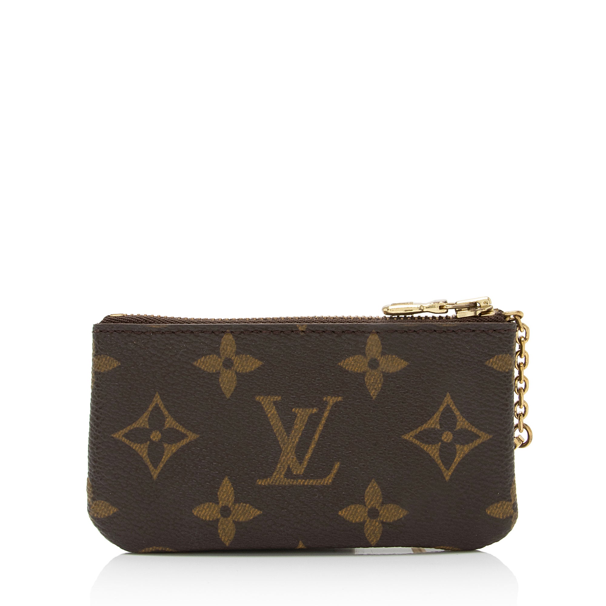 Louis Vuitton Vintage Monogram Canvas Key Pouch (SHF-OnAhFA)
