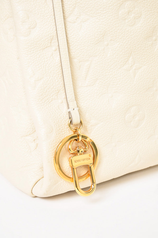 Louis Vuitton Cream Empreinte Leather Artsy MM Hobo Bag