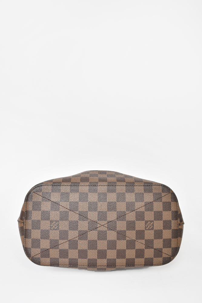 Louis Vuitton Damier Ebene Siena MM Zip Bag w/ Strap