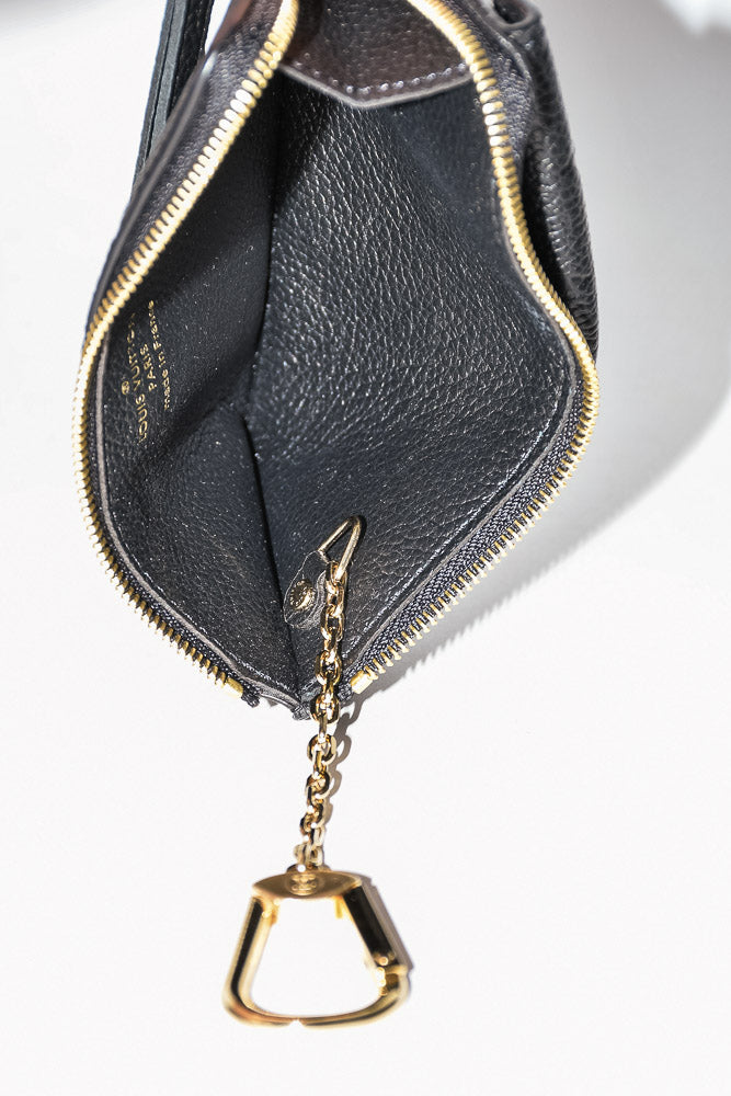 Louis Vuitton Black Empreinte Recto Verso Card Holder