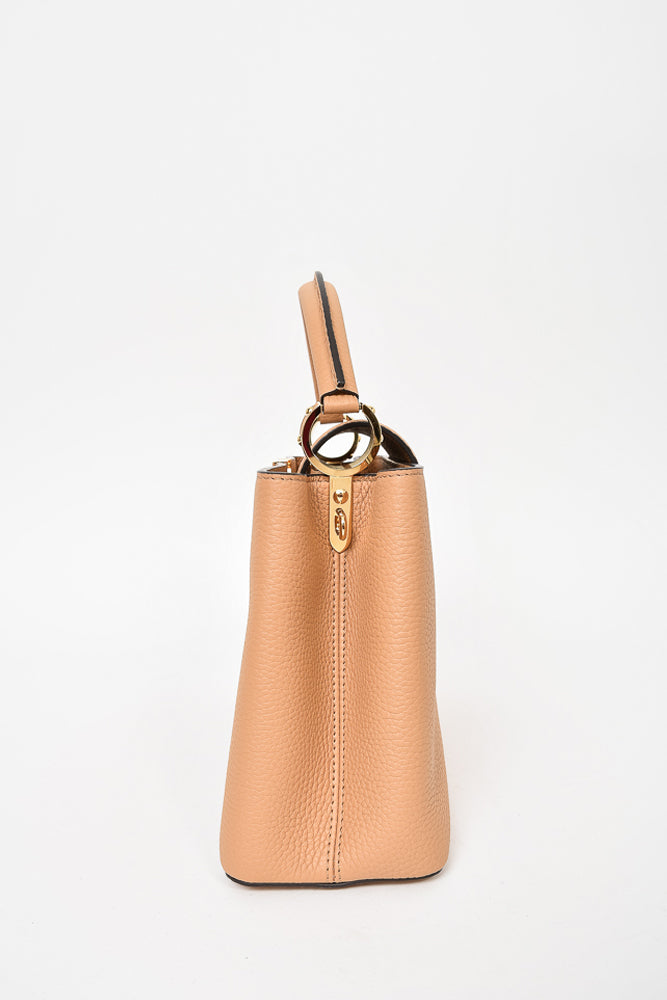 Louis Vuitton Camel Leather Capucines MM