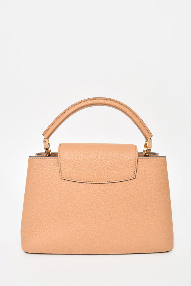Louis Vuitton Camel Leather Capucines MM