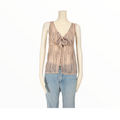 Chanel silk pale pink top - S - 2000s