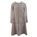 Chanel tweed long coat - M - M��tiers d'art Paris New York 2018-2019
