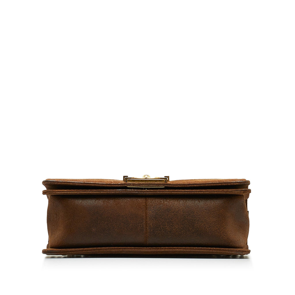 CHANEL Small Boy Aged Calfskin Flap Bag