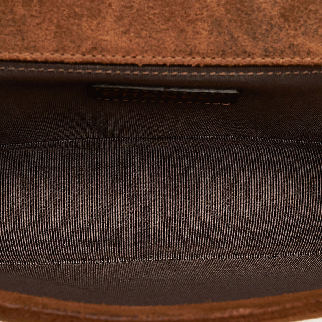 CHANEL Small Boy Aged Calfskin Flap Bag