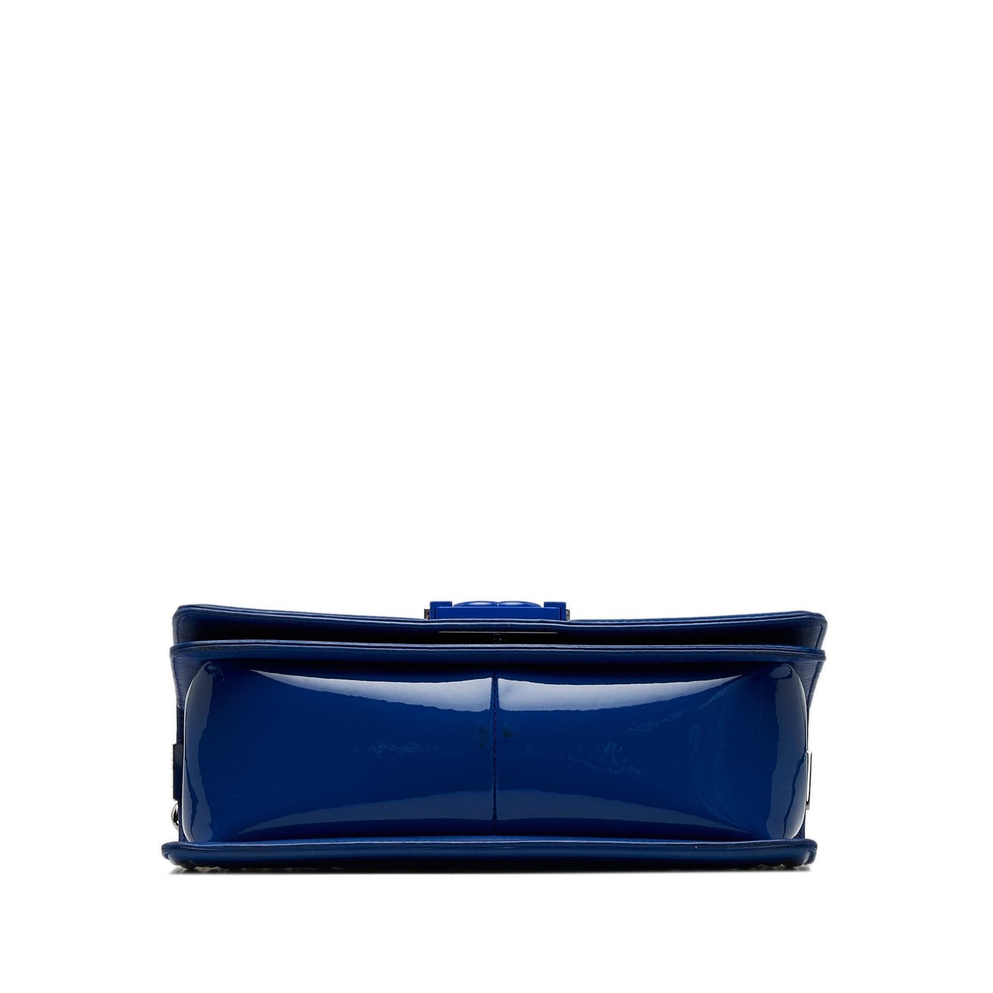 CHANEL Medium Patent Boy Plexiglass Crossbody Bag