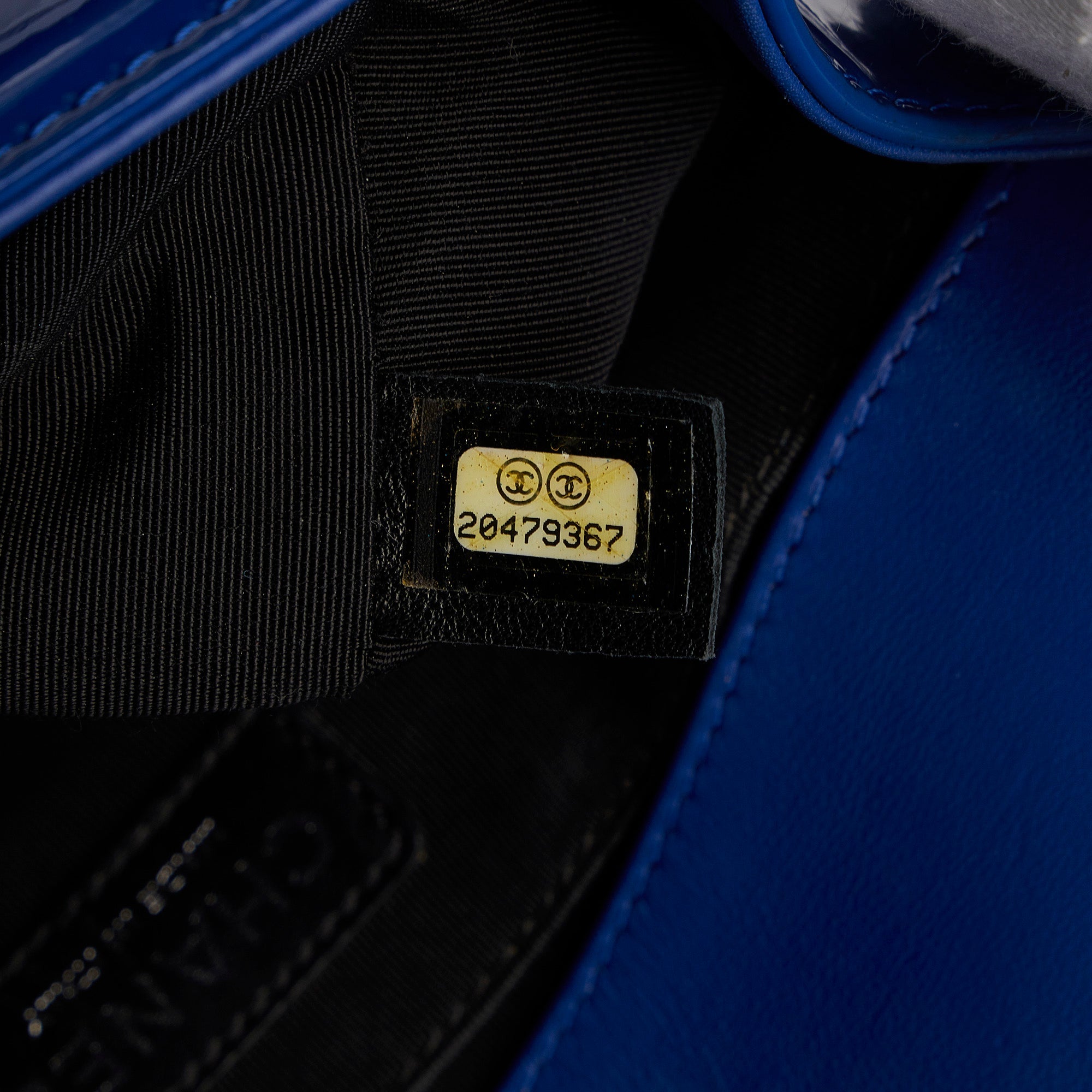 CHANEL Medium Patent Boy Plexiglass Crossbody Bag