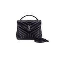 Saint Laurent Small LouLou Top Handle  Bag Black