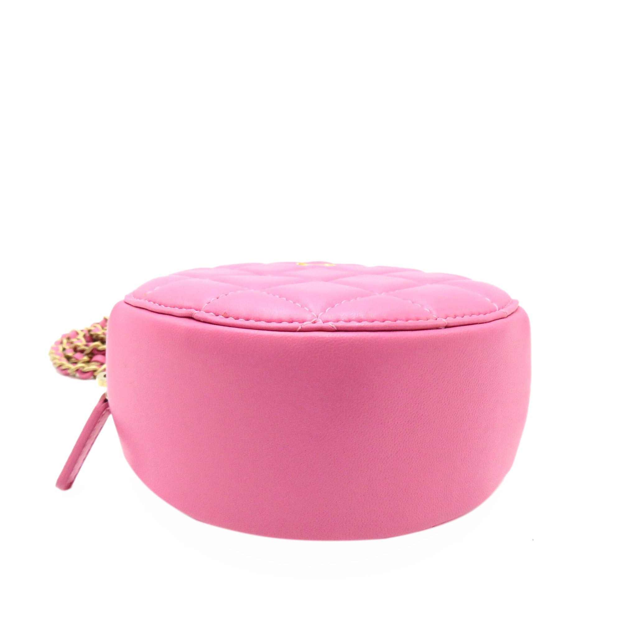 CHANEL Lambskin Round As Earth Crossbody Bag