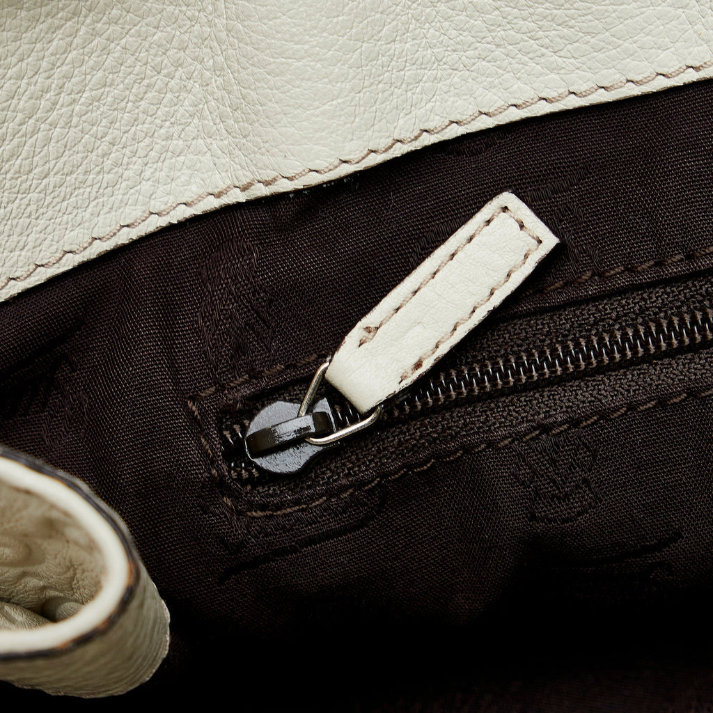 Gucci New Ladies Handbag White Guccissima