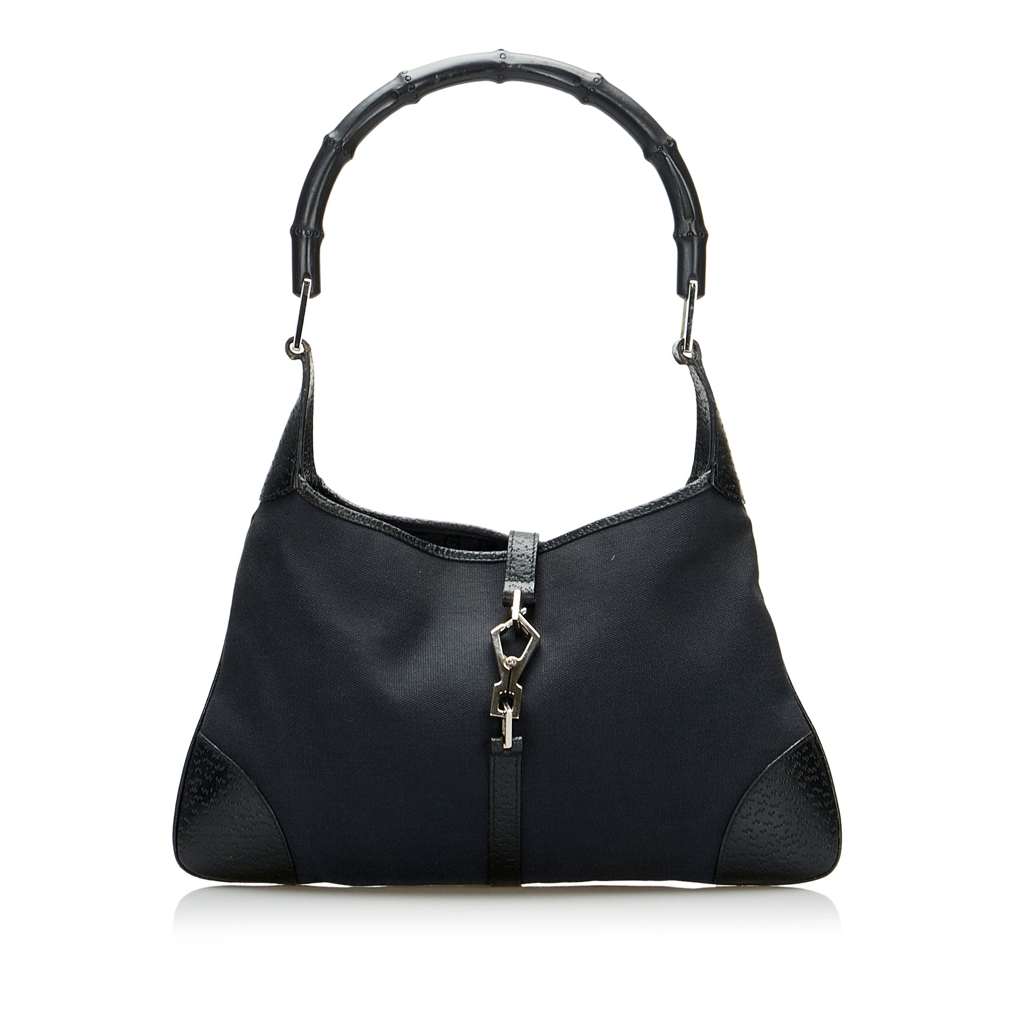 Gucci Bamboo Jackie Black Canvas
