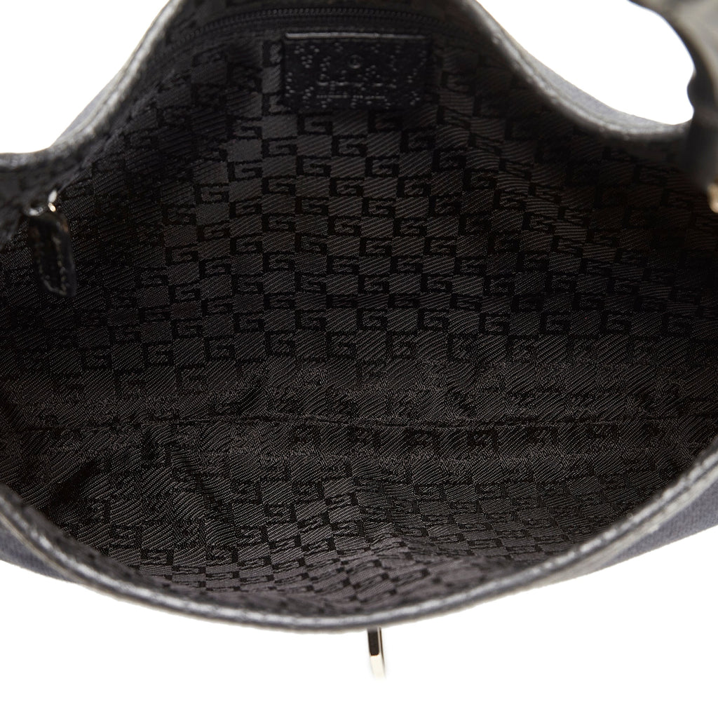 Gucci Bamboo Jackie Black Canvas