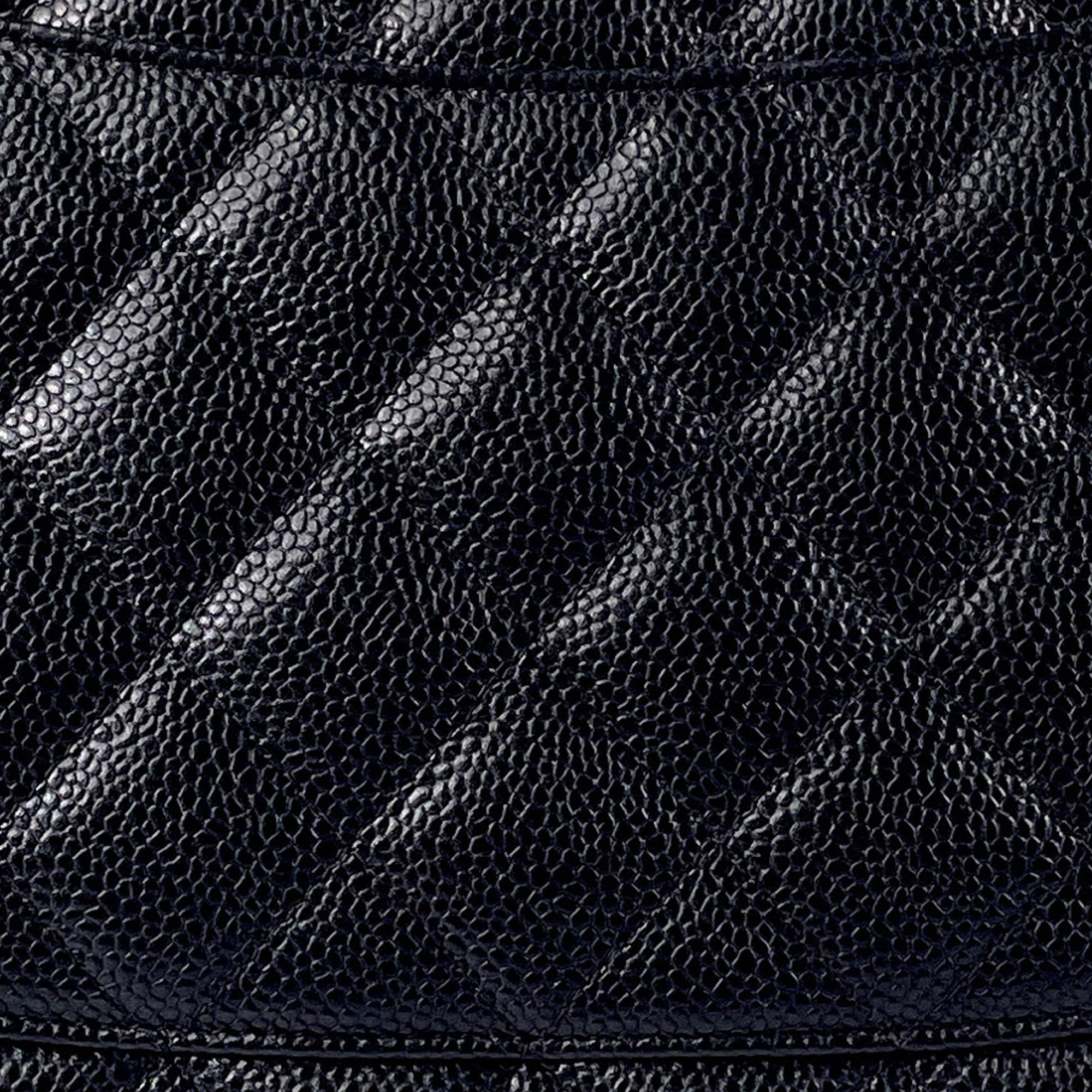 CHANEL Jumbo Classic Caviar Double Flap Shoulder Bag