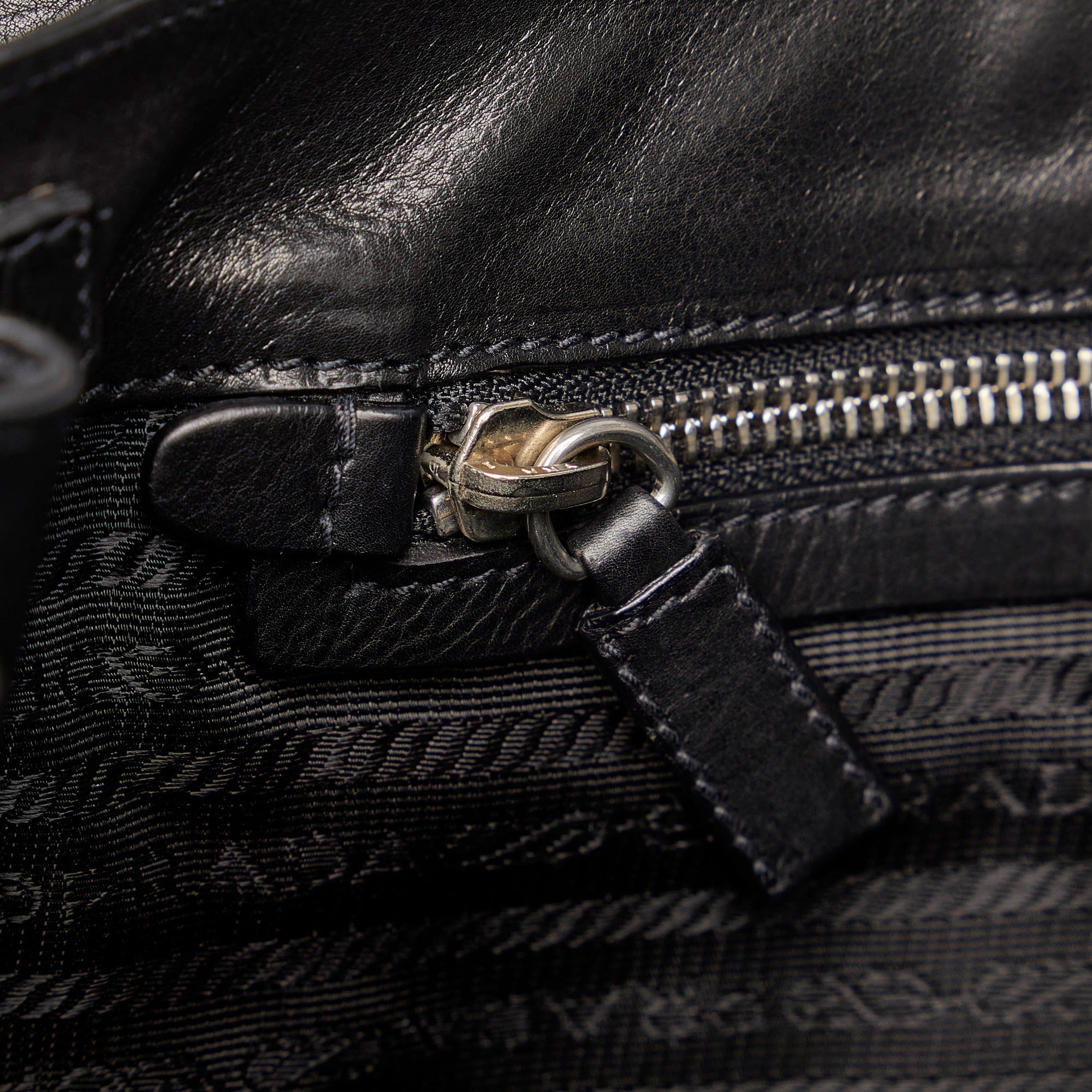 PRADA Leather Shoulder Bag
